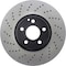Centric Parts Premium Oe Drilled Brake Rotor, 128.35069 128.35069 - alternate 1